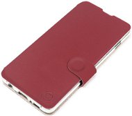 Mobiwear Soft Touch flip pro Nokia X30 5G - Cihlové & Béžové - Phone Case