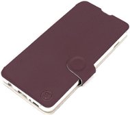 Mobiwear Soft Touch flip pro Nokia X30 5G - Bordové & Béžové - Phone Case