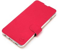 Mobiwear Soft Touch flip pre Nokia X30 5G – Červené & Béžové - Puzdro na mobil