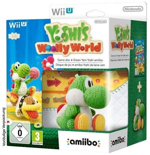 Nintendo Wii U - Yoshi's Woolly World + Amiibo Yarn Yoshi Green - Console Game - Main image