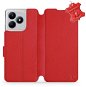 Kožené Mobiwear flip pro Realme C53 - červené - L_RDS - Phone Case