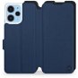 Mobiwear Soft Touch flip pro Xiaomi Redmi 12 - modré & černé - Phone Case