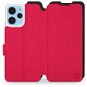 Mobiwear Soft Touch flip pro Xiaomi Redmi 12 - rudé & černé - Phone Case