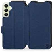 Mobiwear Soft Touch flip knížkové pro Samsung Galaxy A05s - Modré & Černé - Phone Case