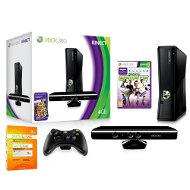 Microsoft Xbox 360 4GB Kinect Bundle + Kinect Sport + 3m Live - Game Console