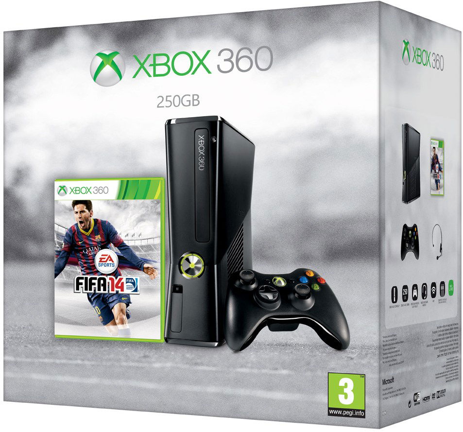 Xbox 360 slim clearance 250gb