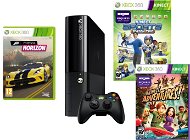 Microsoft Xbox 360 250GB Kinect Bundle + Forza Horizon + Kinect Sports 2 + Kinect Adventures (Reface - Spielekonsole