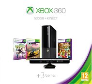 Microsoft Xbox 360 500GB Kinect Bundle + Forza Horizon + Kinect sports 1 + Kinect Adventure - Herná konzola
