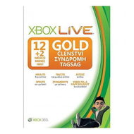 Microsoft Xbox 360 Live 12+2 Month Gold Membership Card - Prepaid Card