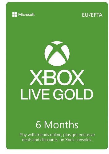 Prepaid Card Xbox Game Pass Core - 6 Month Membership