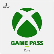 Feltöltőkártya Xbox Game Pass Core - 3 hónapos tagság - Dobíjecí karta