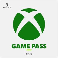 Dobíjacia karta Xbox Game Pass Core – 3-mesačné členstvo - Dobíjecí karta