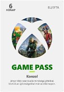 Feltöltőkártya Xbox Game Pass - 6 hónapos előfizetés - Dobíjecí karta