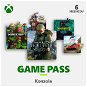 Dobíjacia karta Xbox Game Pass – 6 mesačné predplatné - Dobíjecí karta