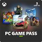 Prepaid Card PC Game Pass - 3 Month Subscription (for Windows 10 PCs) - Dobíjecí karta