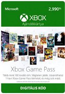 Feltölthető kártya Xbox Game Pass - havi tagság HU - Feltöltőkártya