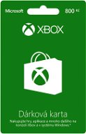 Microsoft Xbox Live ajándék kártyát érdemes 800 CZK - Feltöltőkártya