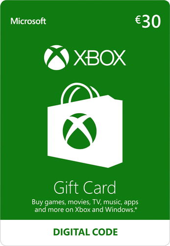 Xbox Live Geschenkkarte im Wert von 30 Euro - Prepaid-Karte - Hauptbild