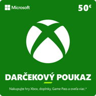 Xbox Live Darčeková karta v hodnote 50 Eur - Dobíjacia karta