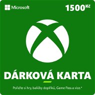 Dobíjecí karta Xbox Live Dárková karta v hodnotě 1500Kč - Dobíjecí karta