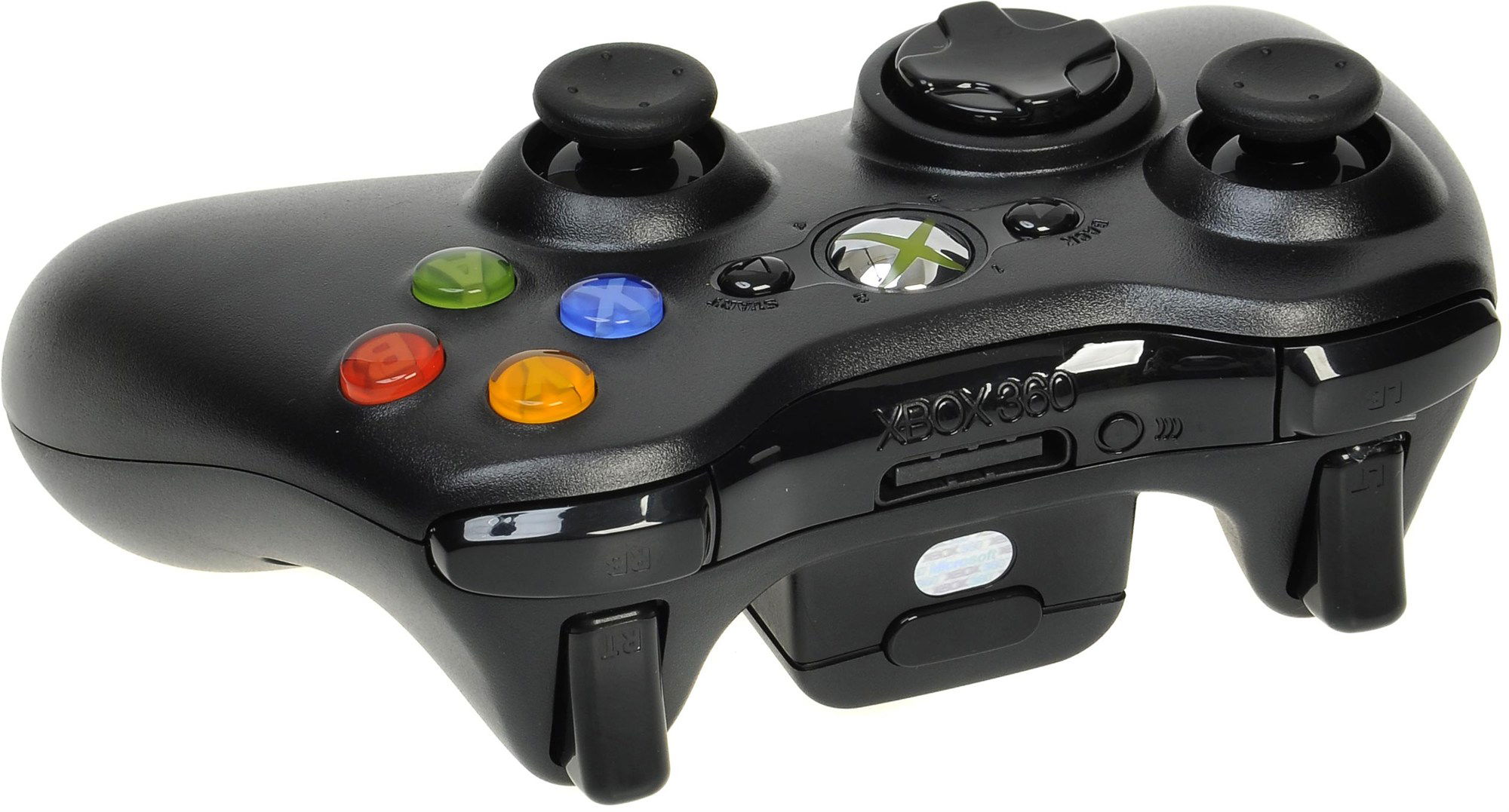 Xbox 360 wireless controller hot sale black