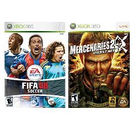 Game For Xbox 360 - DOUBLE UP - Fifa 08 + Mercenaries 2: World In Flames - Konsolen-Spiel