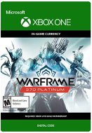 Warframe: 370 Platinum - Xbox One DIGITAL - Konzol játék