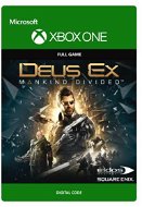 Deus Ex: Mankind Divided Standard Edition - Xbox One DIGITAL - Konzol játék