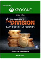 Tom Clancy's The Division: Currency pack 2400 Premium Credits - Xbox One Digital - Gaming Accessory