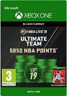 NBA LIVE 19: NBA UT 5850 Points Pack - Xbox Digital - Videójáték kiegészítő