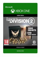 Tom Clancy's The Division 2: 2250 Premium Credits Pack - Xbox One Digital - Gaming Accessory