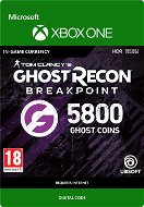 Ghost Recon Breakpoint: 4800 (+1000 bonus) Ghost Coins - Xbox Digital - Videójáték kiegészítő
