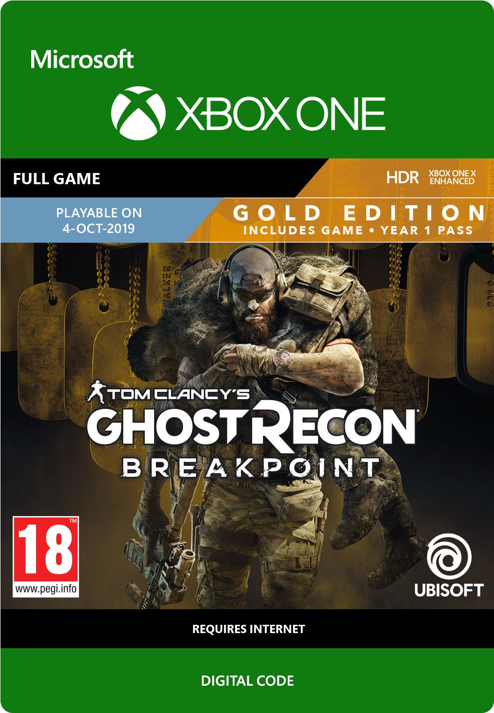 Ghost recon breakpoint year deals 1 pass xbox one