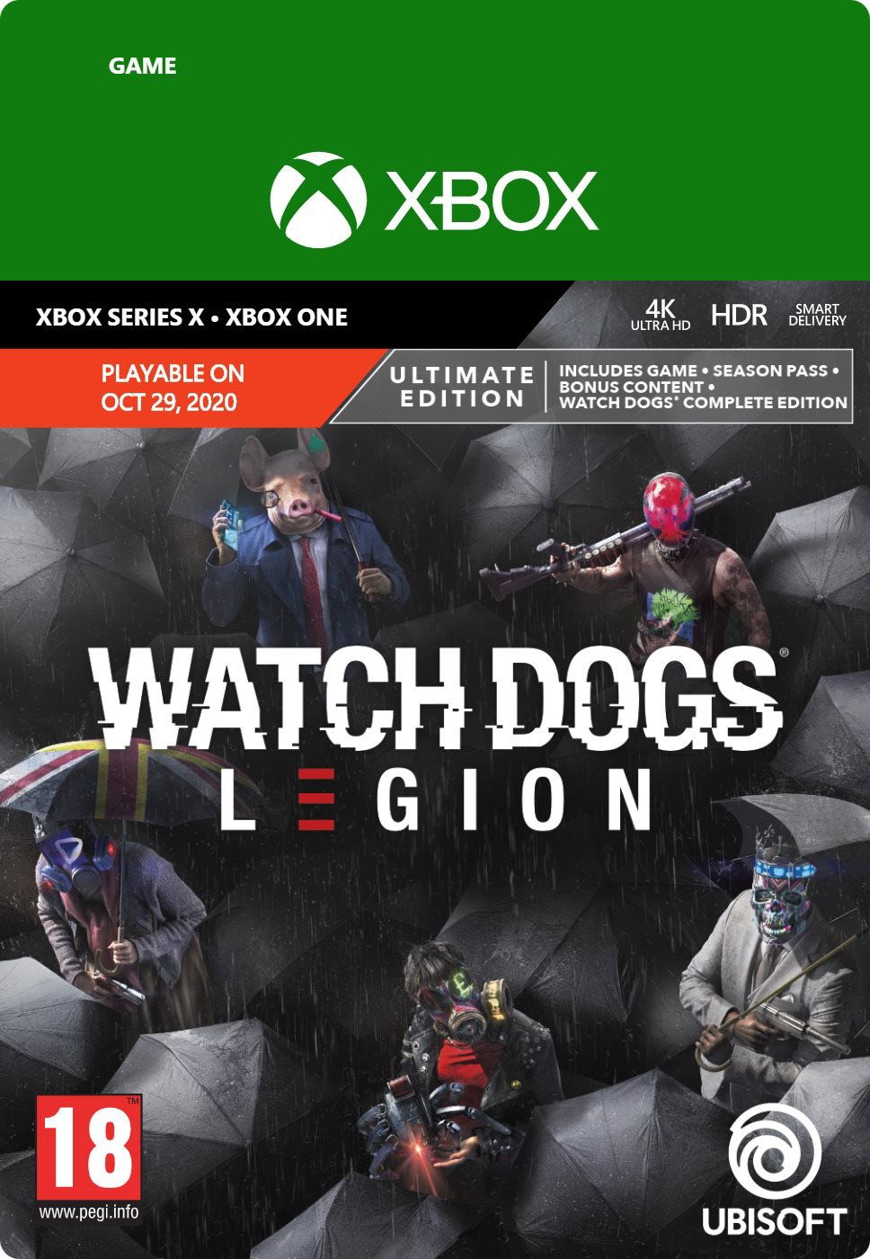 Console Game Watch Dogs Legion Ultimate Edition Pre Order Xbox Digital Console Game on Alza.cz