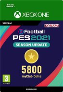 eFootball Pro Evolution Soccer 2021: myClub Coin 5800, Xbox Digital - Herný doplnok