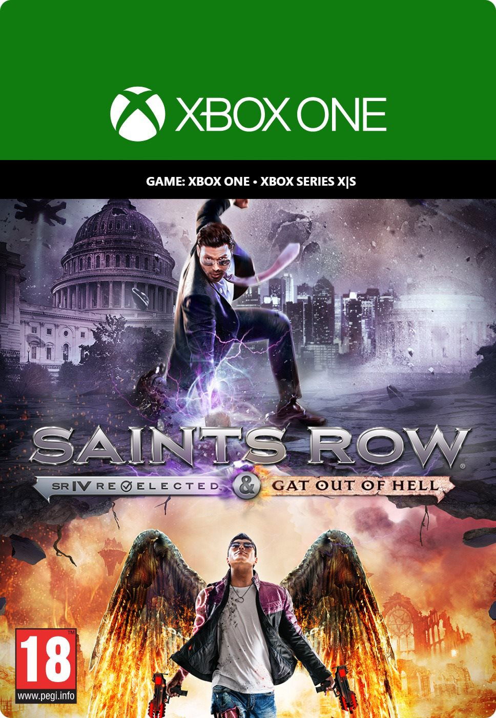 Console Game Saints Row IV Re Elected and Gat out of Hell Xbox