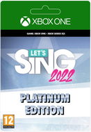 Lets Sing 2022: Platinum Edition - Xbox Digital - Hra na konzoli