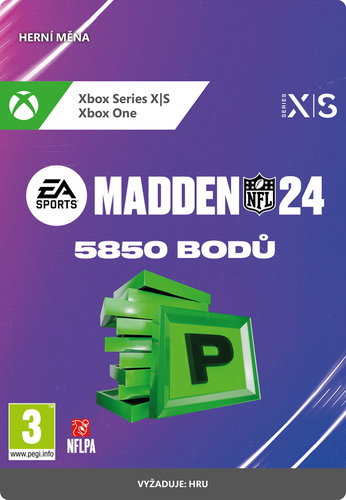 Madden NFL 24: 5,850 Madden Points - Xbox Digital - Videójáték kiegészítő - Fő fotó
