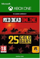 Red Dead Redemption 2: 25 Gold Bars - Xbox Digital - Gaming Accessory