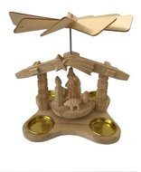 Maxim Christmas Carousel / Angel Ringing - Natural - 21647 - Christmas Decoration