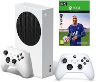 Xbox Series S + 2 x Xbox Wireless Controller + FIFA 22 - Spielekonsole