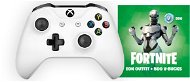 Xbox One Wireless Controller White + Fortnite Eon Bundle - Gamepad