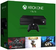 Microsoft Xbox One 1TB + Gears of War Ultimate Collection + Rare Replay + Ori and The Blind Forest - Spielekonsole