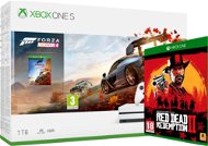 Xbox One S 1TB + Forza Horizon 4 + Red Dead Redemption 2 - Game Console
