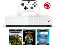 Xbox One S 1TB All-Digital + 3 játék (Fortnite, Minecraft, Sea of Thieves) - Konzol