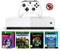 Xbox One S 1TB All-Digital + 4 hry (NHL 20, Fortnite, Minecraft, Sea of Thieves ) - Herná konzola