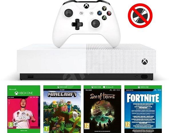 Xbox one with hot sale minecraft and fortnite