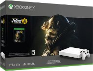 Xbox One X + Fallout 76 Robot White Special Edition - Herná konzola