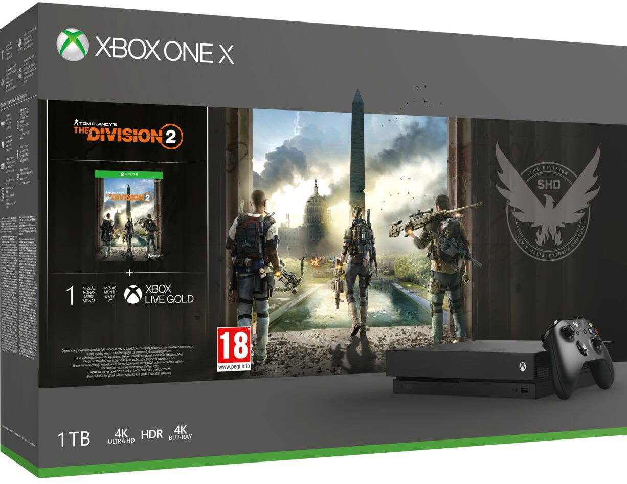 Xbox One X The Division 2 Bundle Game Console Alza.cz