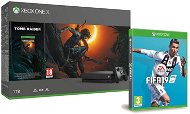 Xbox One X + Shadow of the Tomb Raider + FIFA 19 - Game Console
